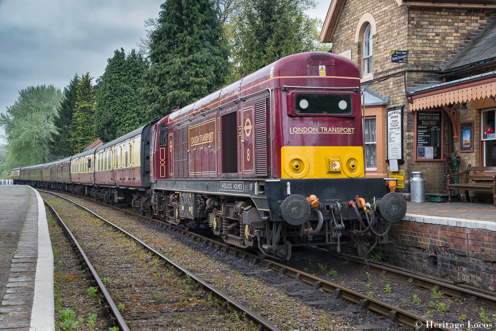 20227 "Sherlock Holmes" 11:00 Kidderminster to Bridgnorth SVR Spring Diesel Bash 14 May 2021