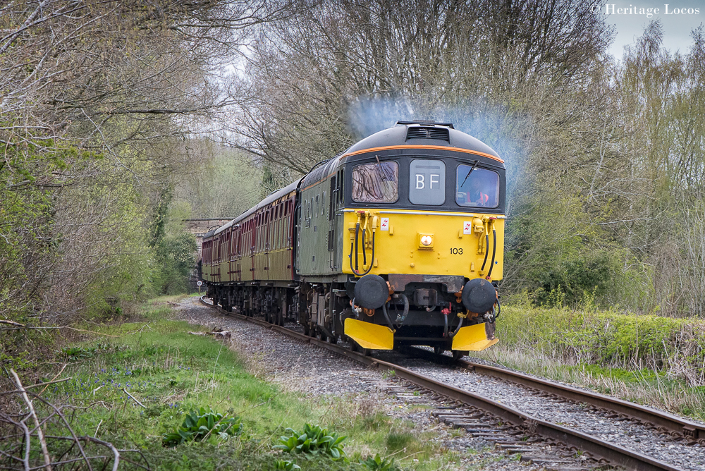 33103 Swordfish on the Ecclesbourne Valley railway