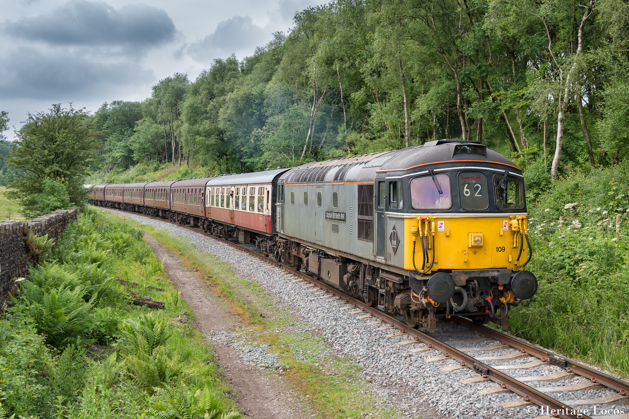 33109 on the East Lancs Railway Diesel Gala 2021