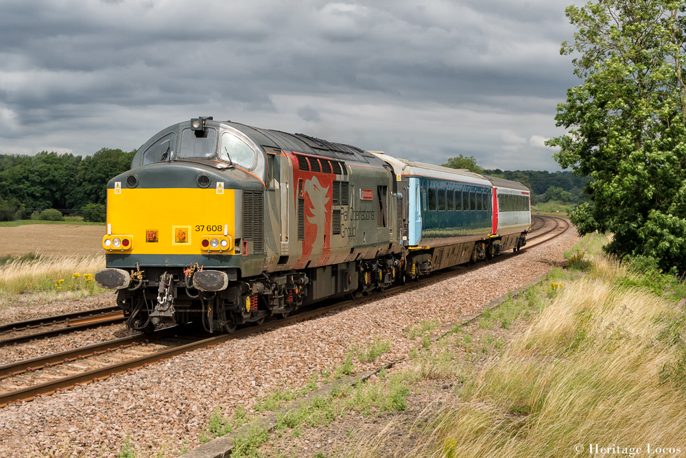 37608 on the 5R57 Castle Donnington EMDC to Derby RTC stock move.